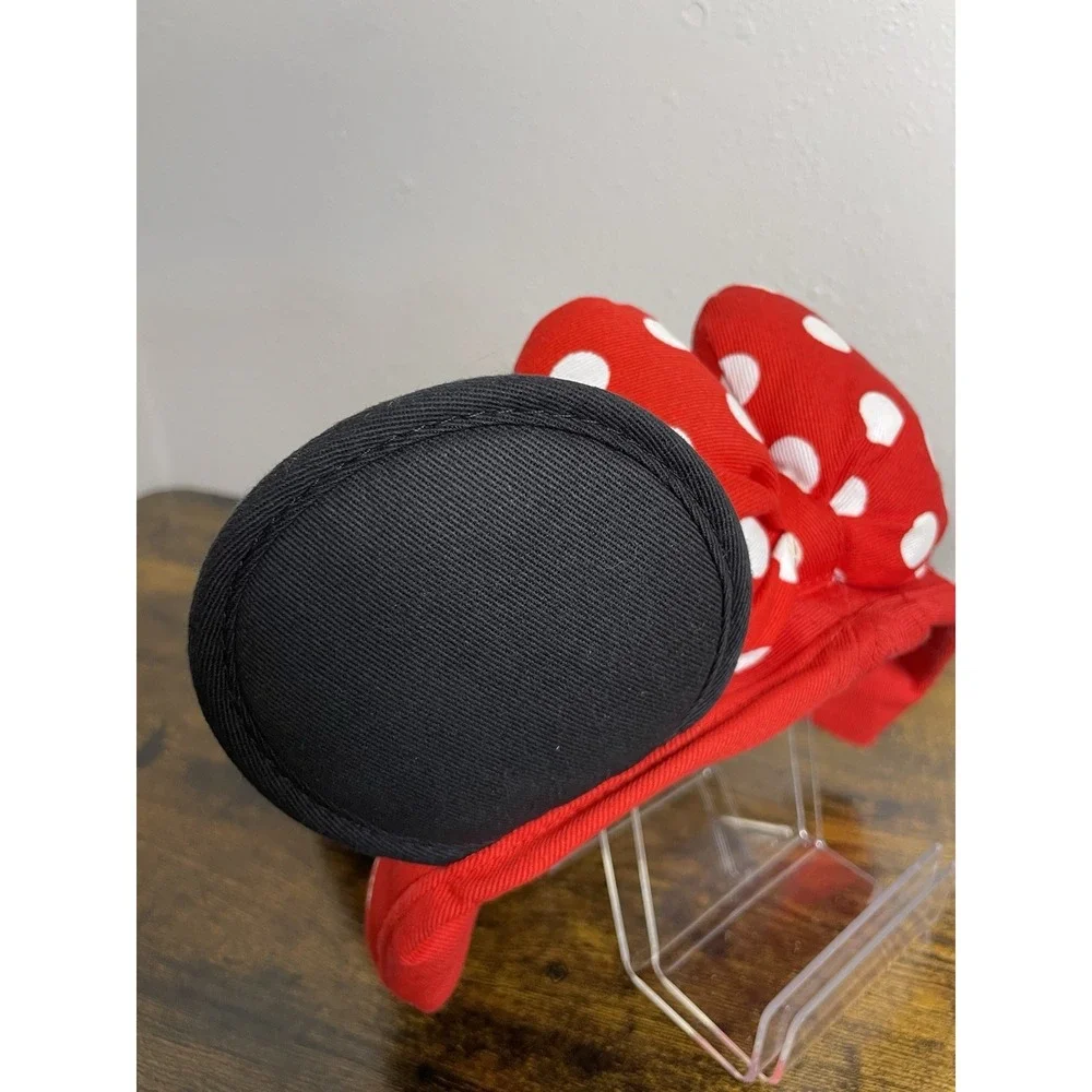 Disney Parks Youth Hat Lot Mickey Mouse Red Minnie Polka Dot 2 Pack Baseball Cap